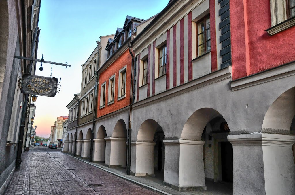 Zamość, w pobliżu Rynku Wielkiego