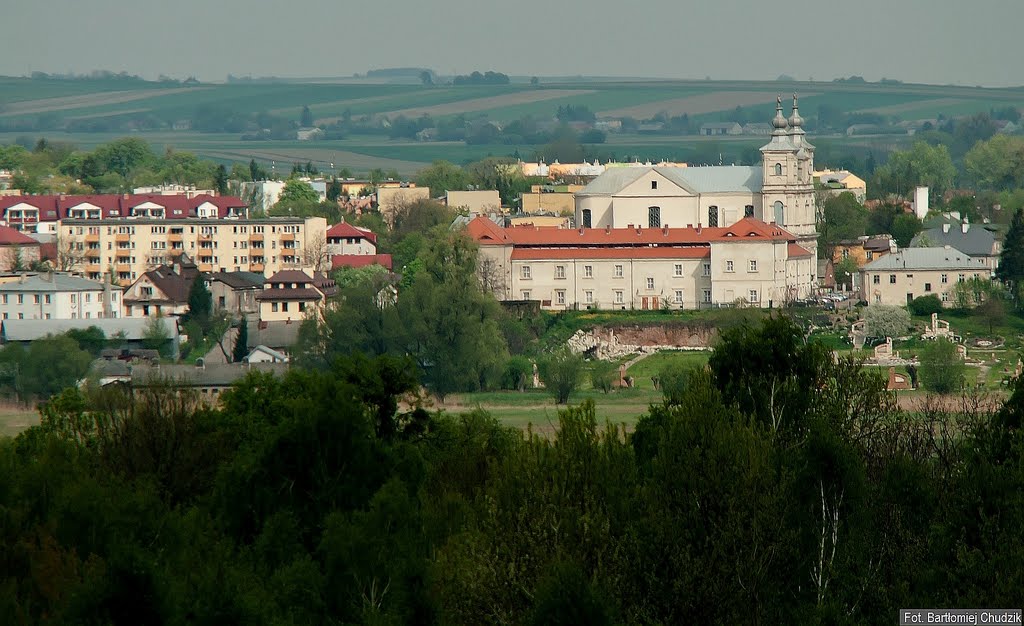 Kościół św. Franciszka Ksawerego w Krasnymstawie - Widok z ulicy Czuby.