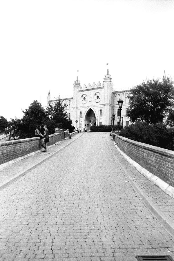 Lublin - ul. Zamkowa - skan z negatywu
