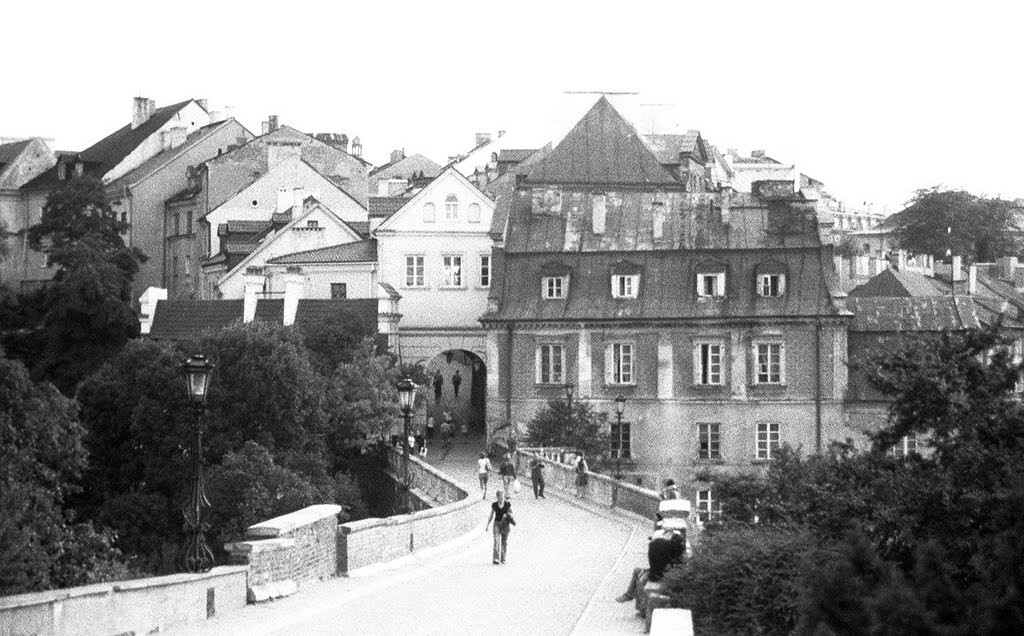 Lublin- ul. Zamkowa - skan z negatywu