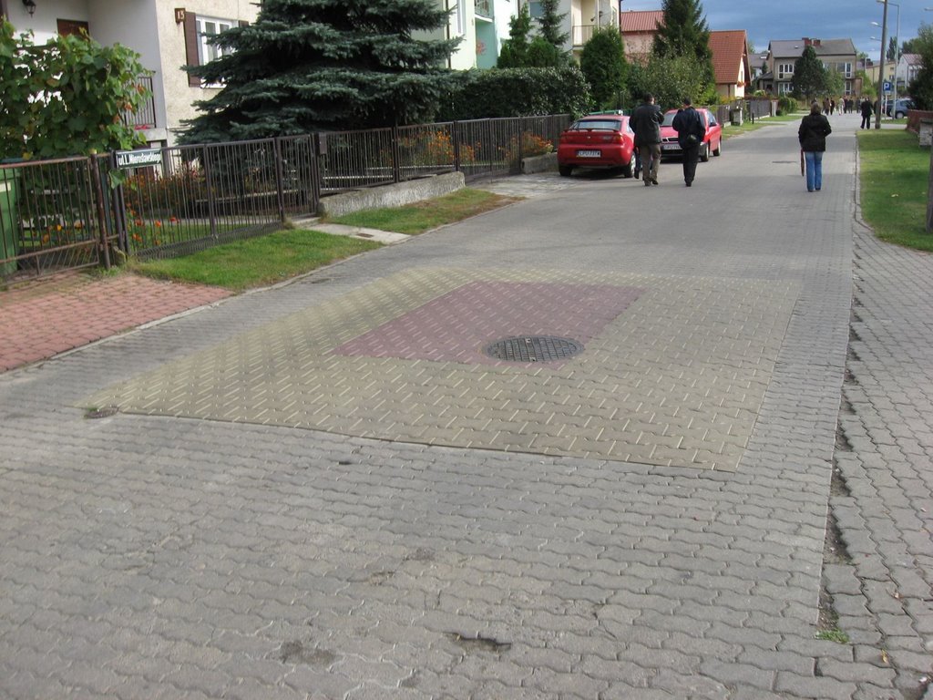 148 ul. Mierowsławskiego / Padlewskiego, próg "poduszka"