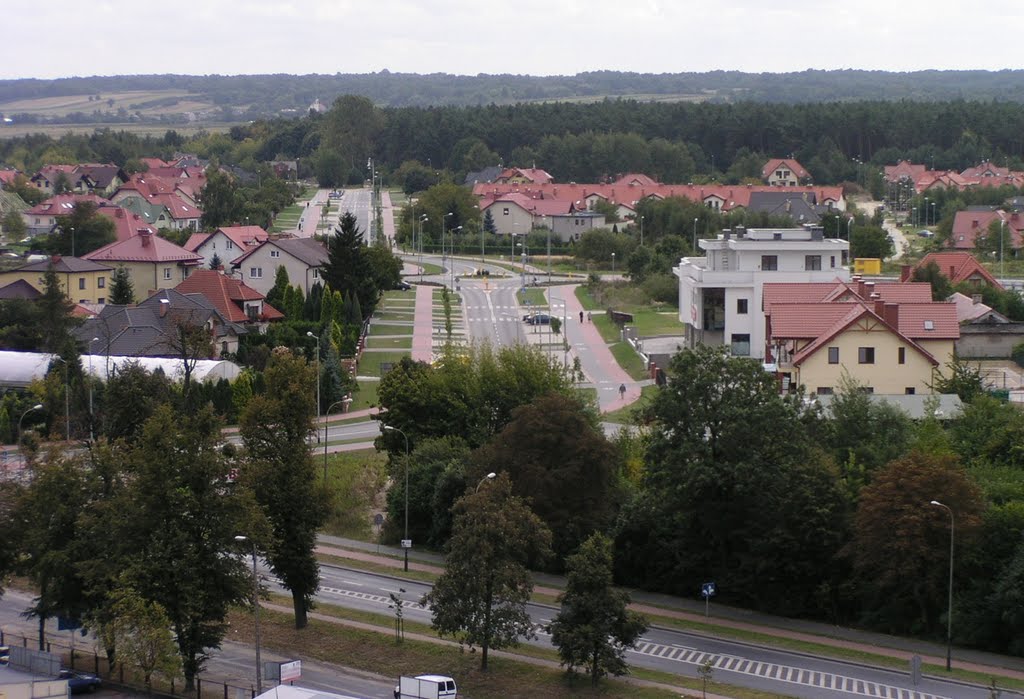 Gorna street from the air, 2011