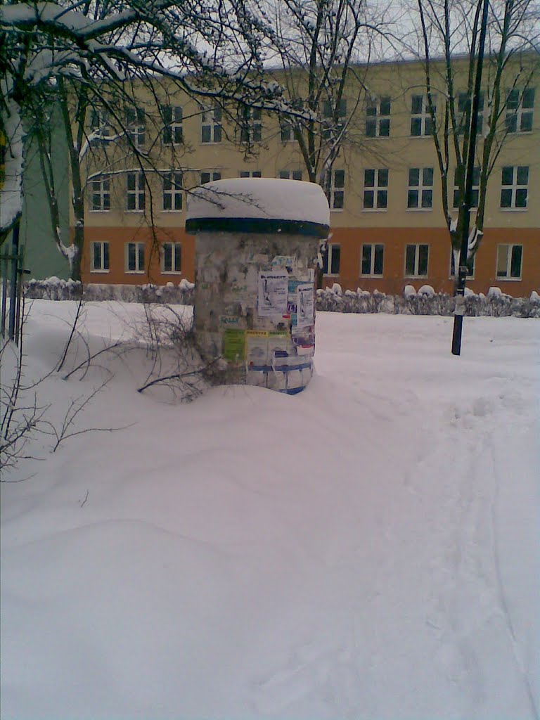 śniezny kapelusz