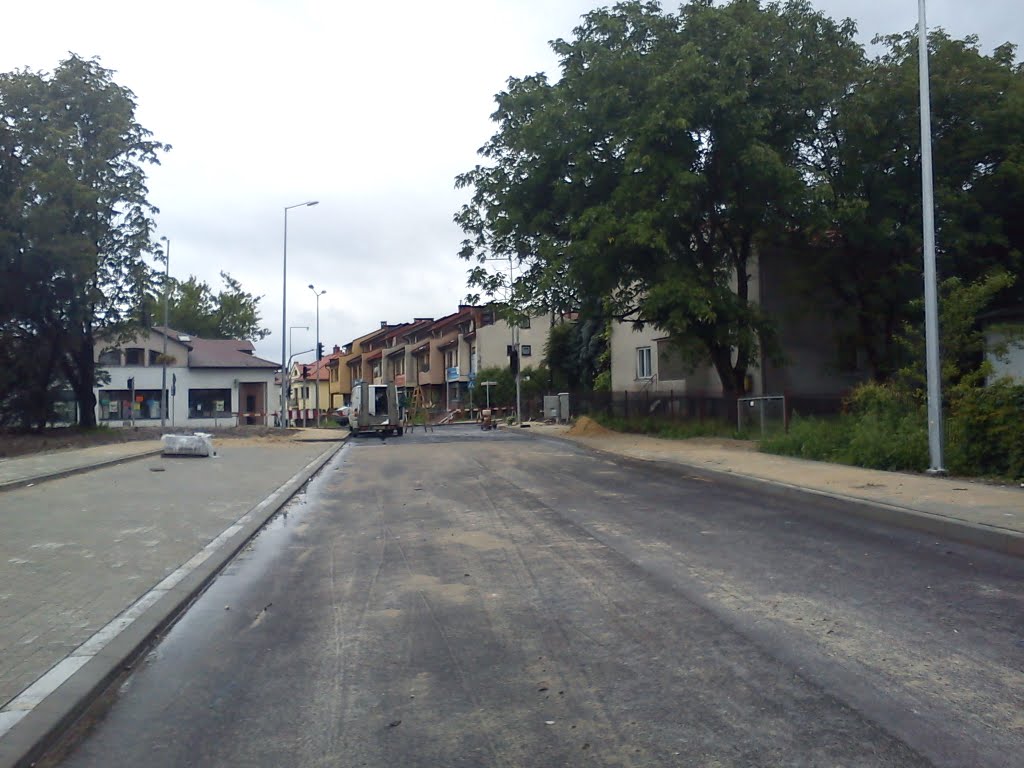 nowa ulica w Tomaszowie /new street in Tomaszów