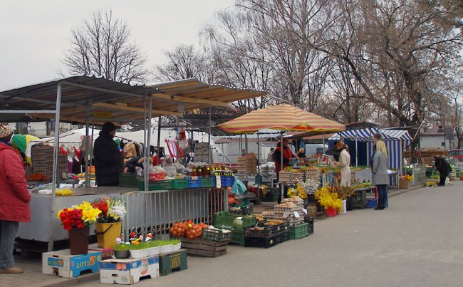 Zielony Rynek przed Wielkanocą