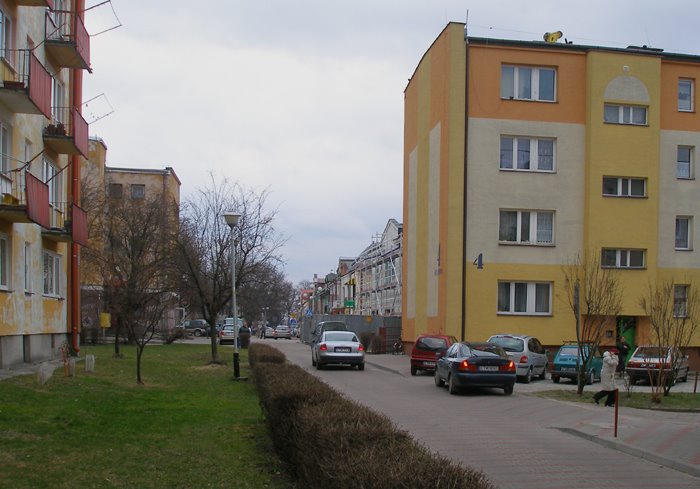 bloki na dawnej dzielnicy żydowskiej