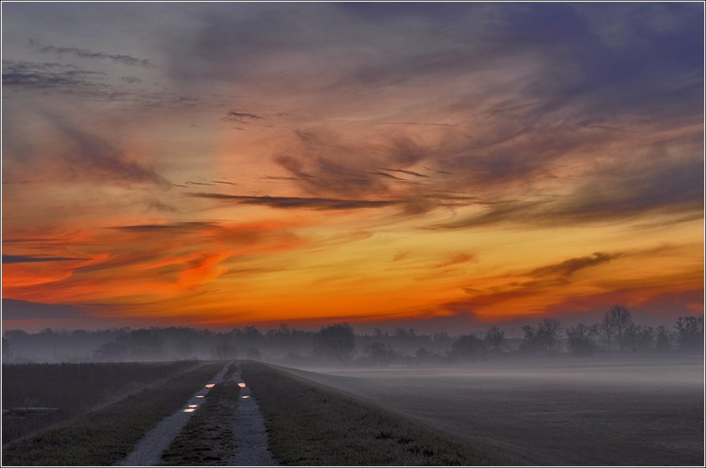sunrise of Opole