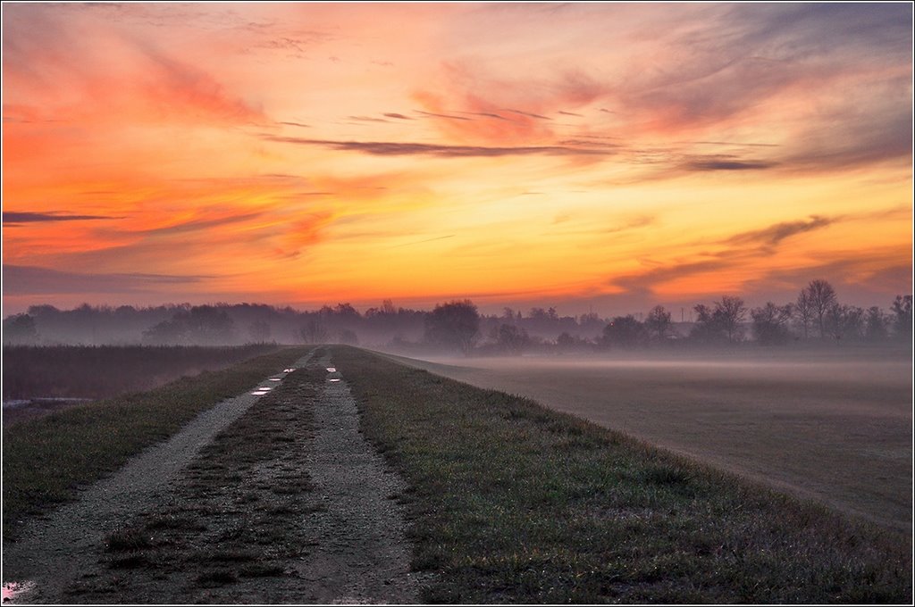 sunrise of Opole