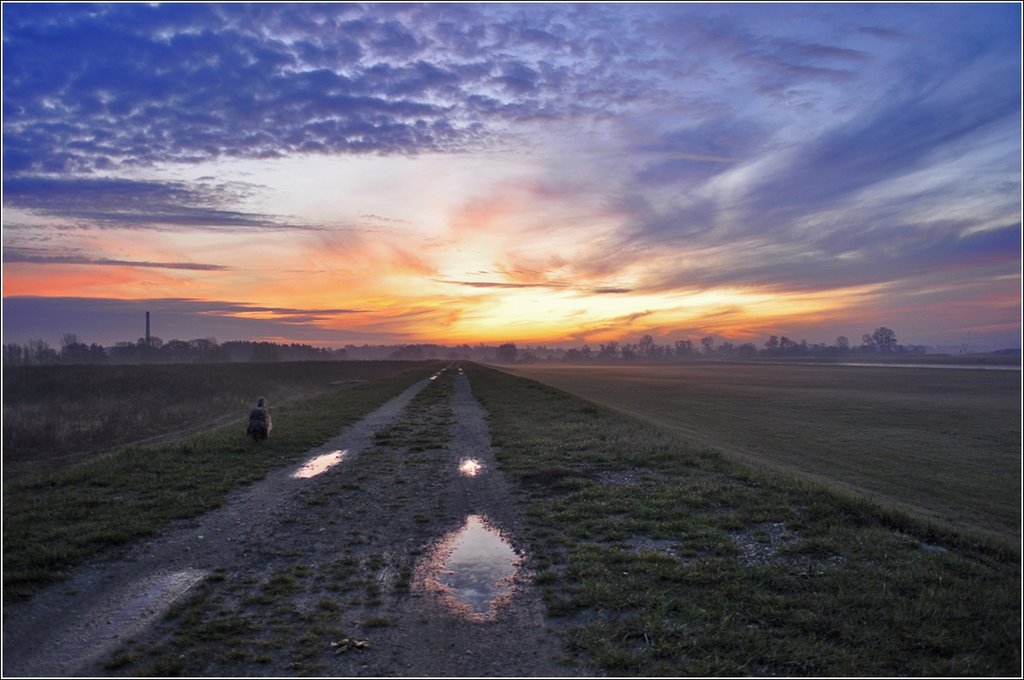 sunrise of Opole