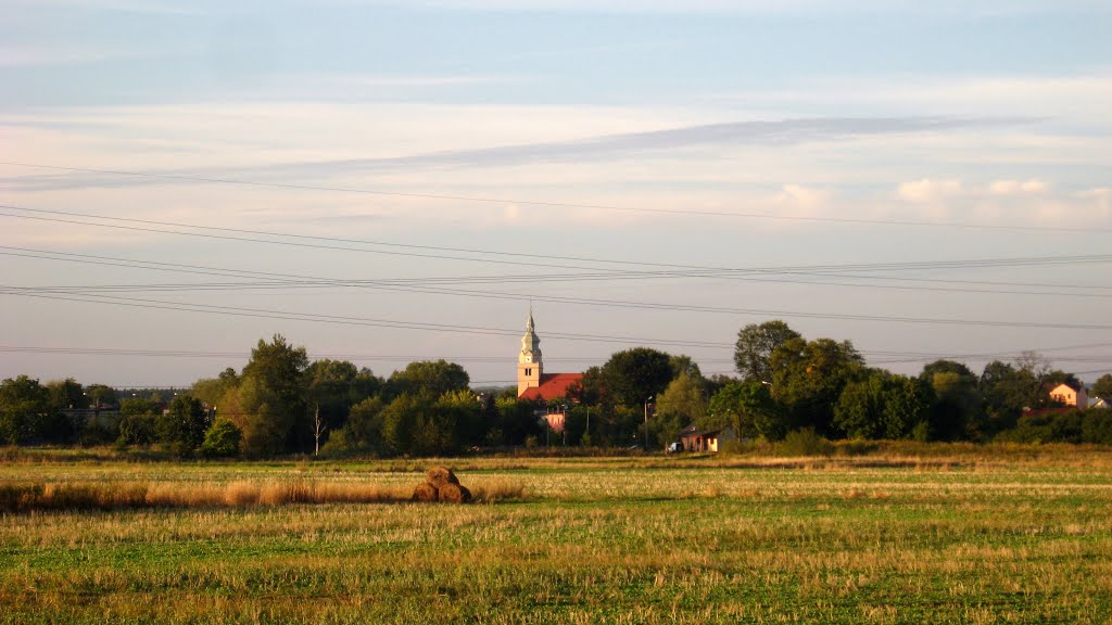 Panorama 8 (Pole - Kable - Kościół w Kłodnicy)
