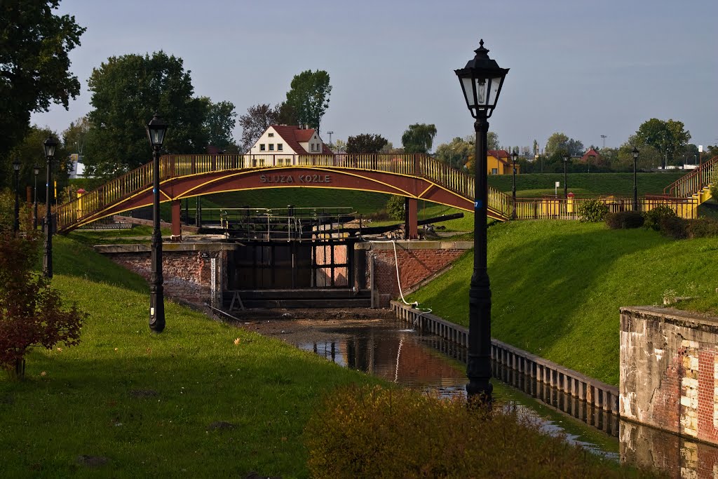 Zabytkowa Śluza Koźle (1830)