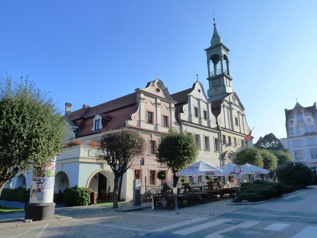 Poland, Kluczbork, ratusz