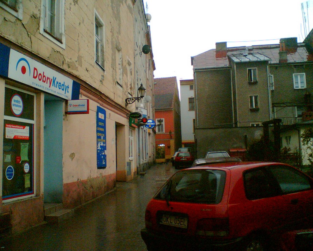 Uliczka w centrum miasta