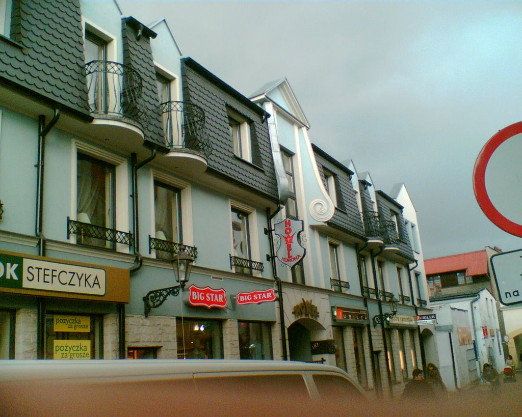 Hotel "Korona"  od ul. Bankowej