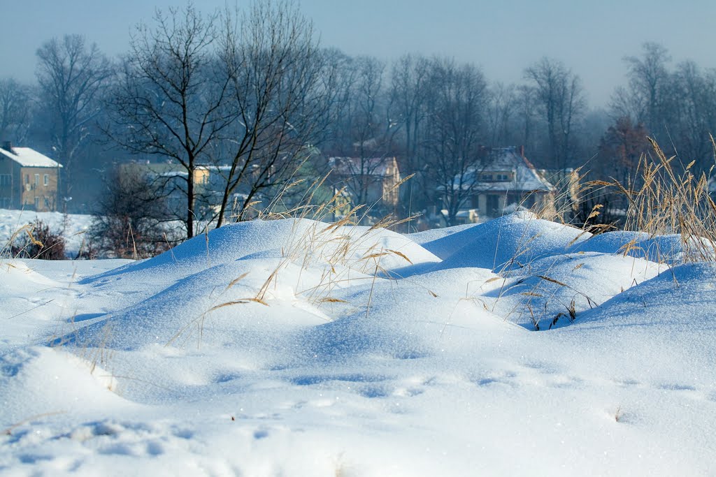 Winter - poranek na fortach - Nysa