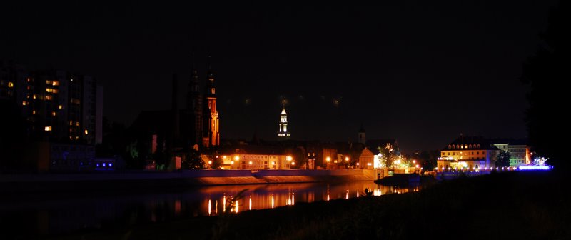 Opole by night