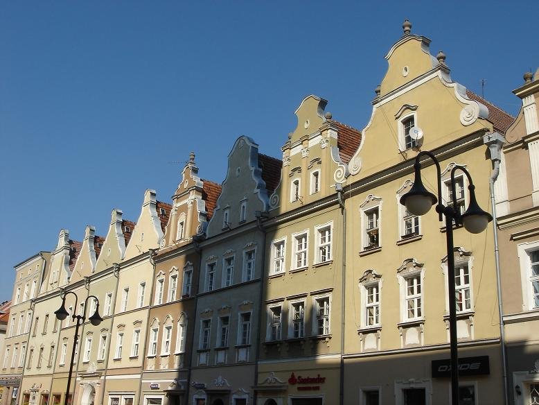 Houses in Opoles Old Town / Domy w stara miasta opolskie / Häuser in der Oppelner Altstadt