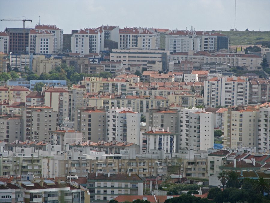 Vista para a Damaia e Urbanização da Atalaia
