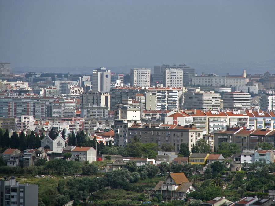 Vista do Alto da Brandoa para Sete Rios