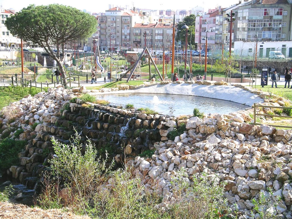 Amadora - Parque Aventura - Cascata