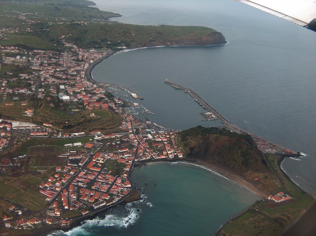 Vista aérea da Horta
