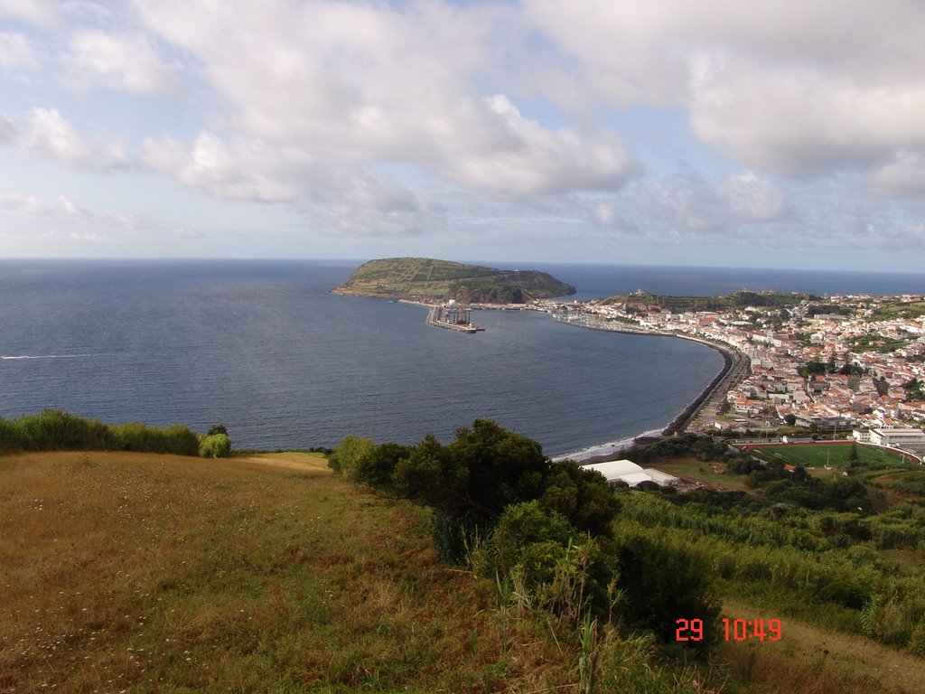 Miradouro - Vista Parcial de Horta - Faial - Açores - Portugal - 38º 32 36.96" N 28º 37 12.26" W