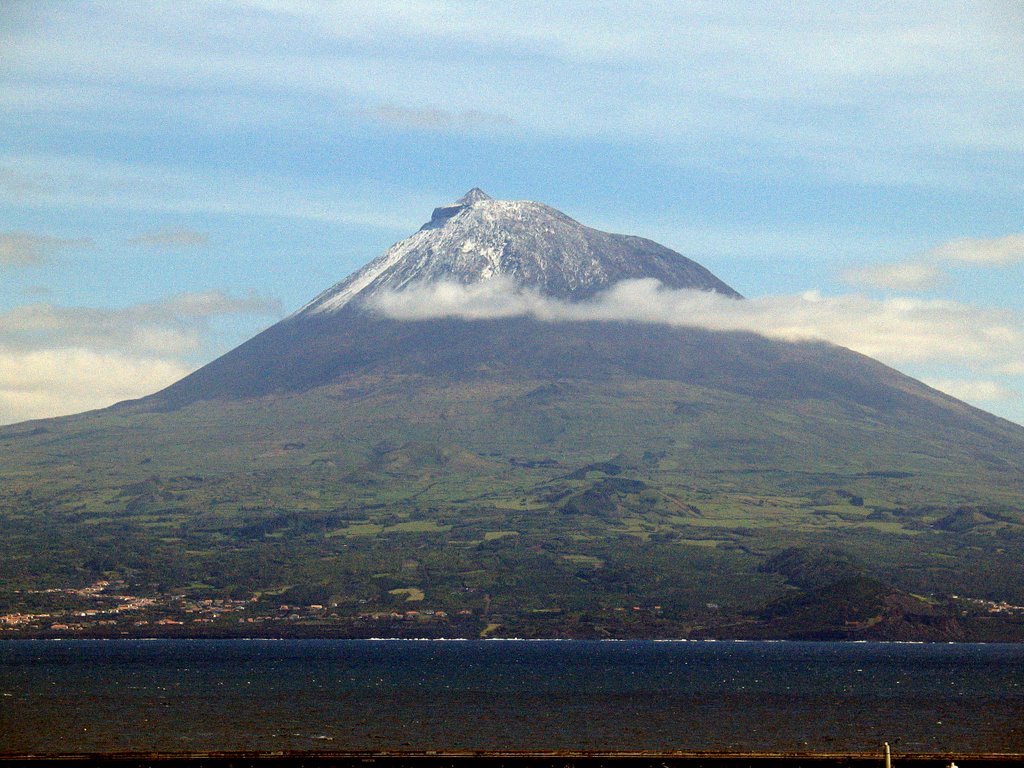 Island of PICO (Azores), from island of Faial