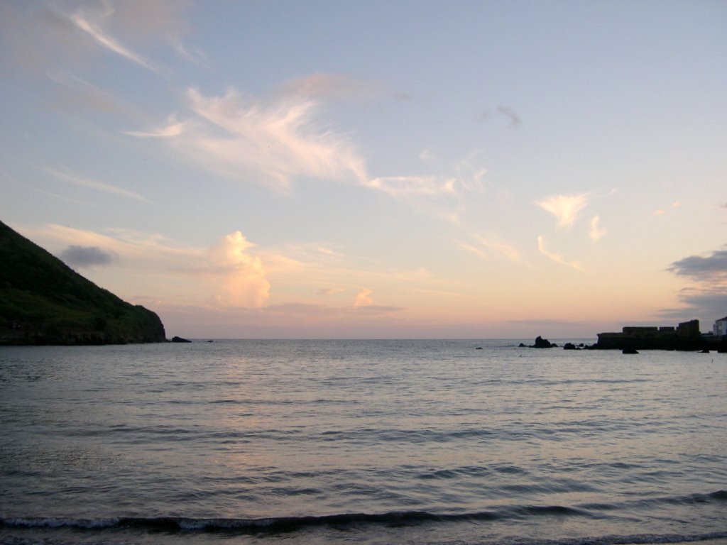 Beautiful sunset in Porto Pim