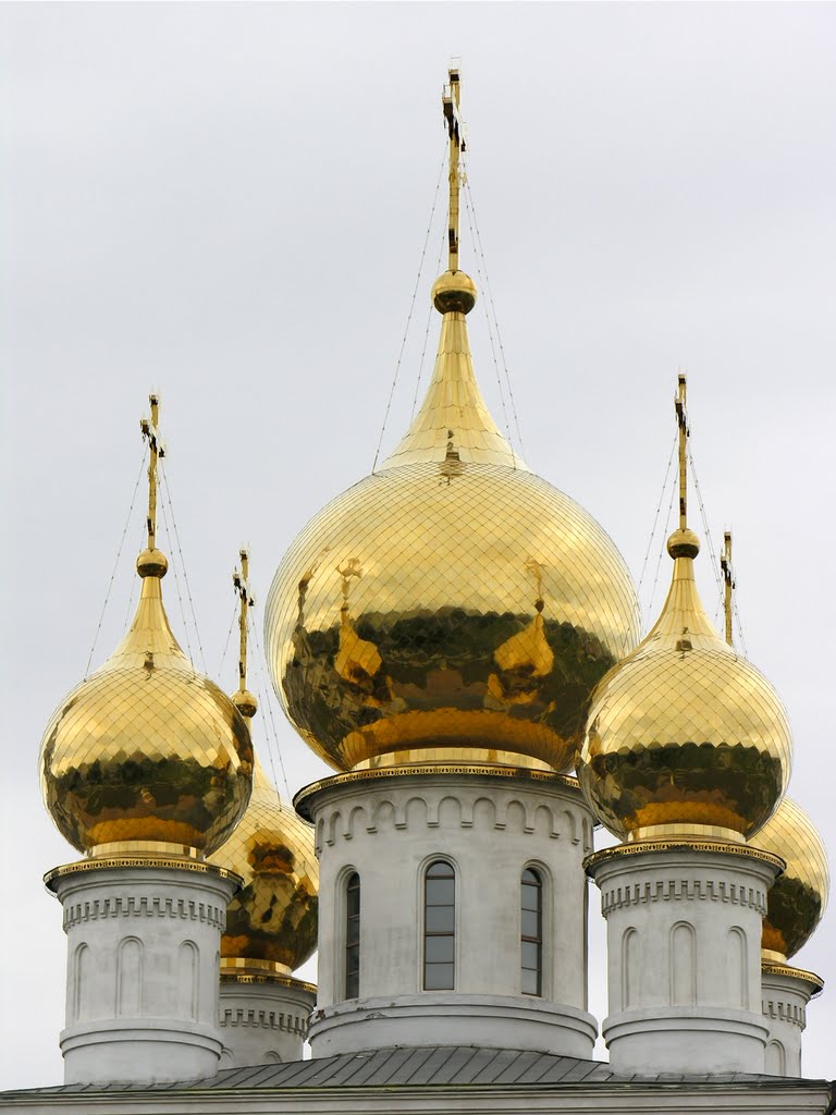 Domes of cathedral of Transfiguration of Jesus