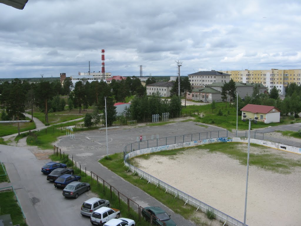 Третий микрорайон,вид с балкона.