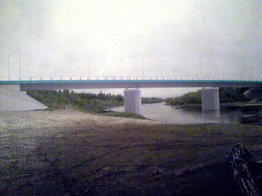 новый мост через р.Аган (октябрь 2011г.)