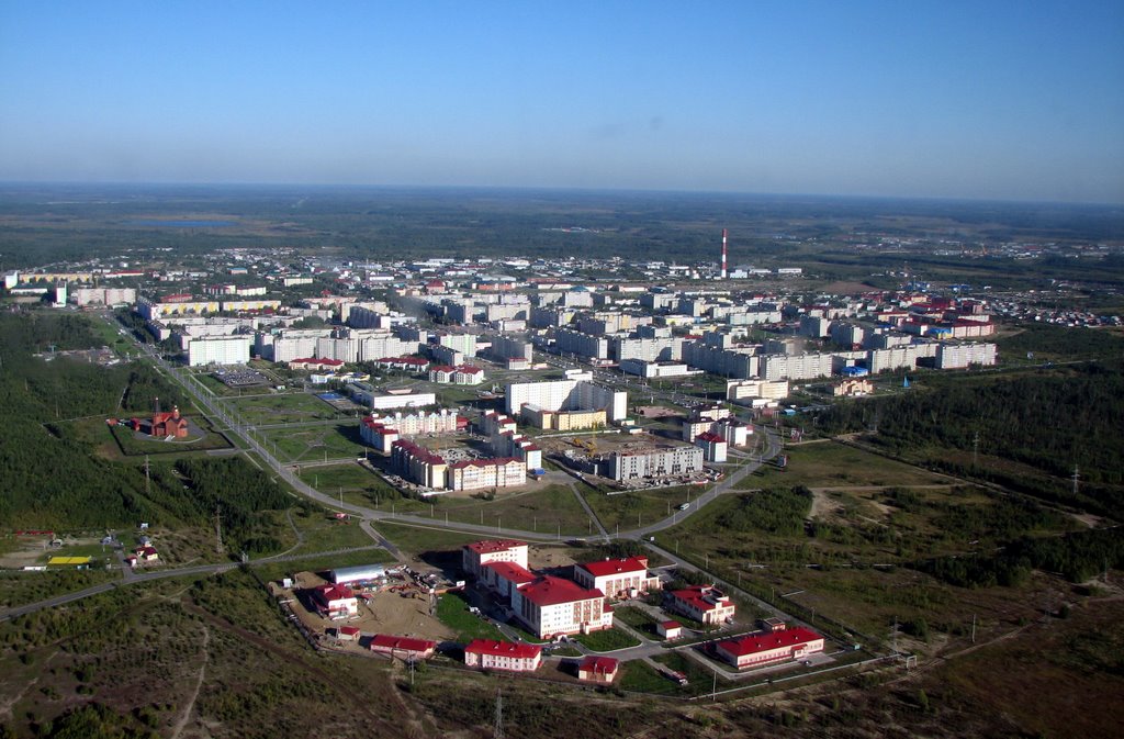 Лангепас с вертолёта