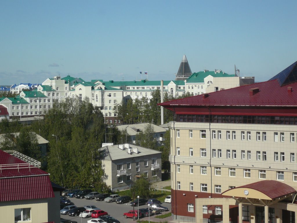 Вид на администрацию Югры из ЮГУ  ~SAG~