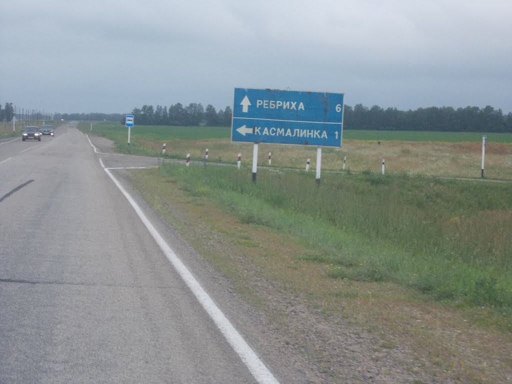 Дорога на Ребриху.