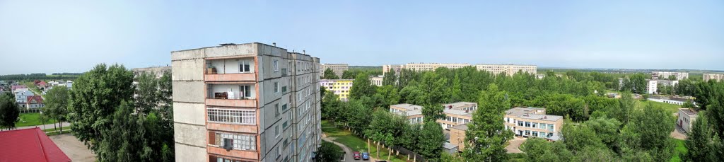 Zarinsk  Панорама города (северо-западная часть)