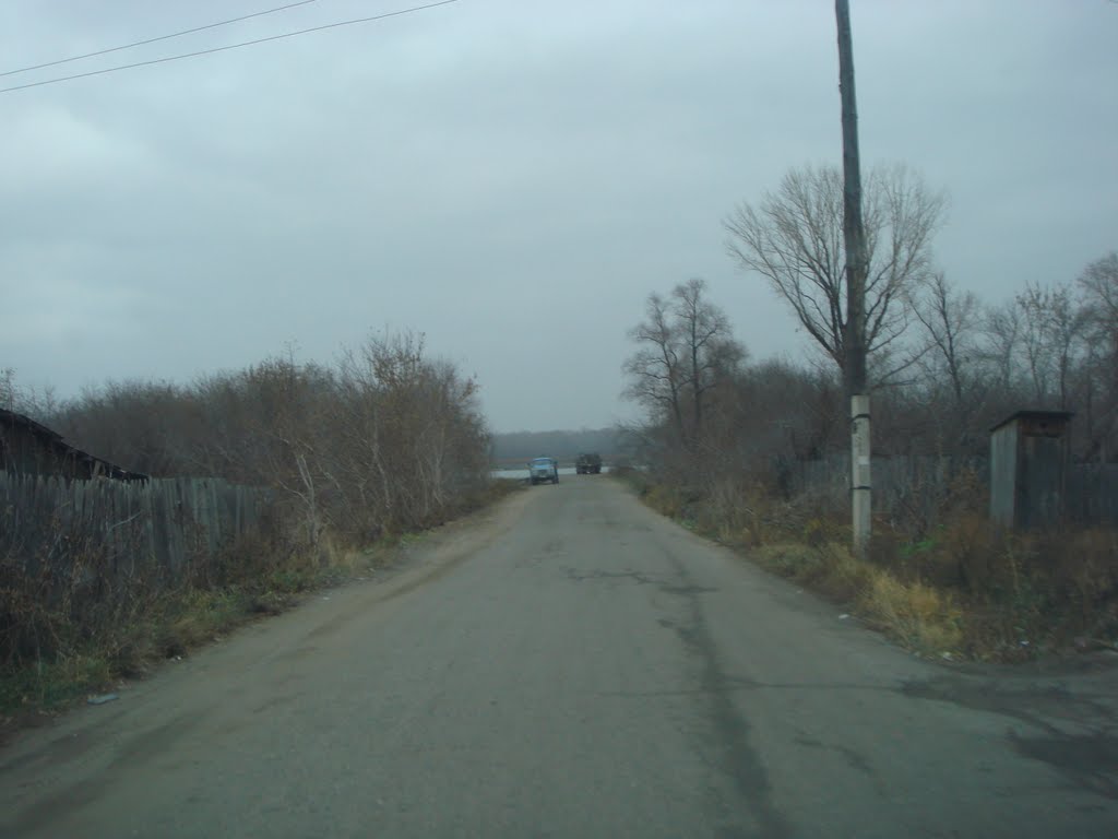 ул.Лермонтова.Вид на паромоместо.