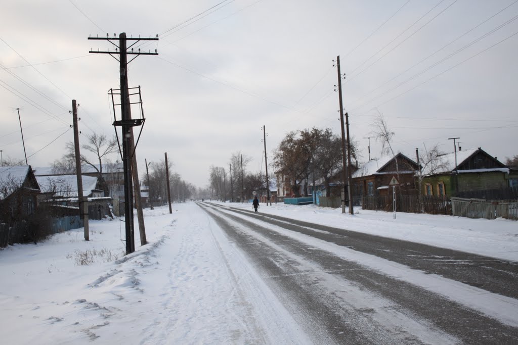 Ул. Кирова в сторону центра, Kirov Street winter