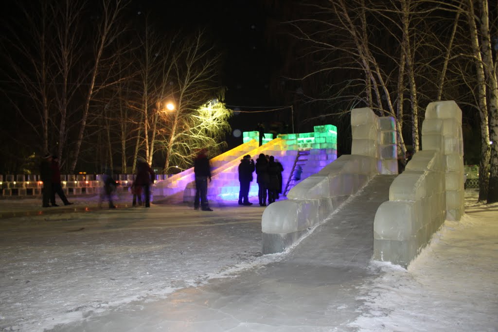 Горка,Зимний городок 2009-2010, NewYear Market Slide