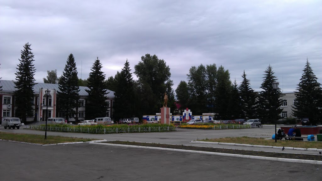 Тальменка. Главная площадь.