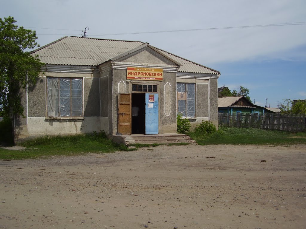 село Тюменцево. магазин "Андроновский"