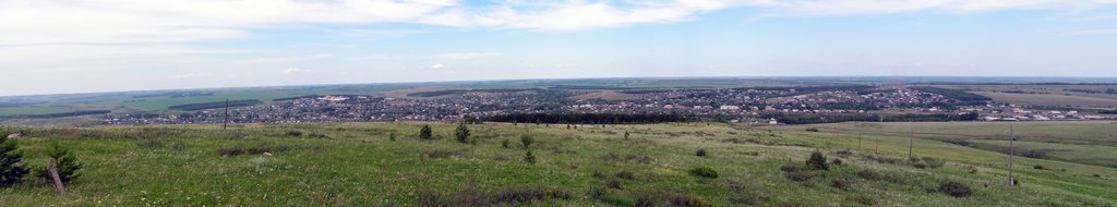 Панорама Целинного с сопки