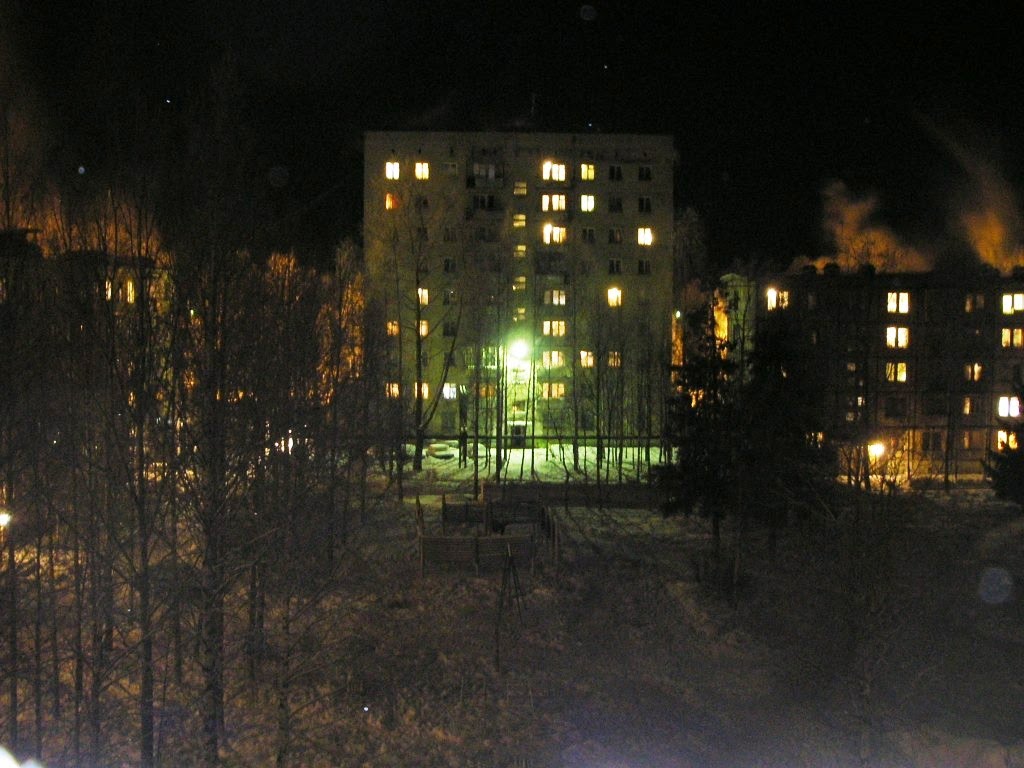 Ночной вид из окна