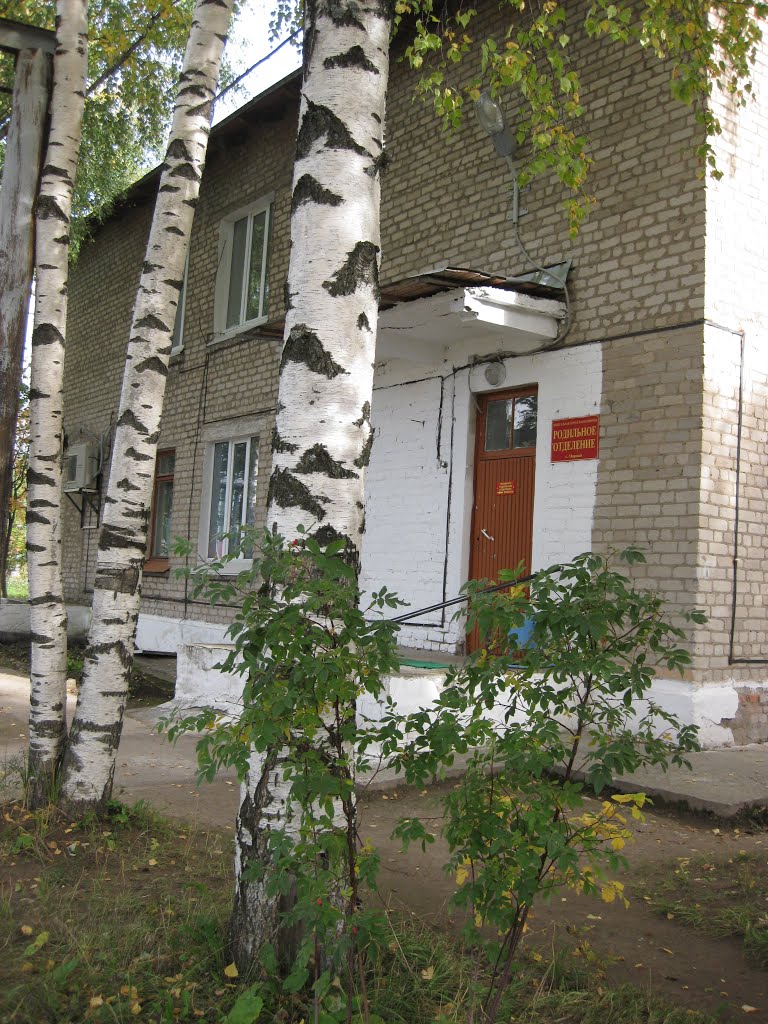 Двор родильного отделения г. Мирный. 09 2011