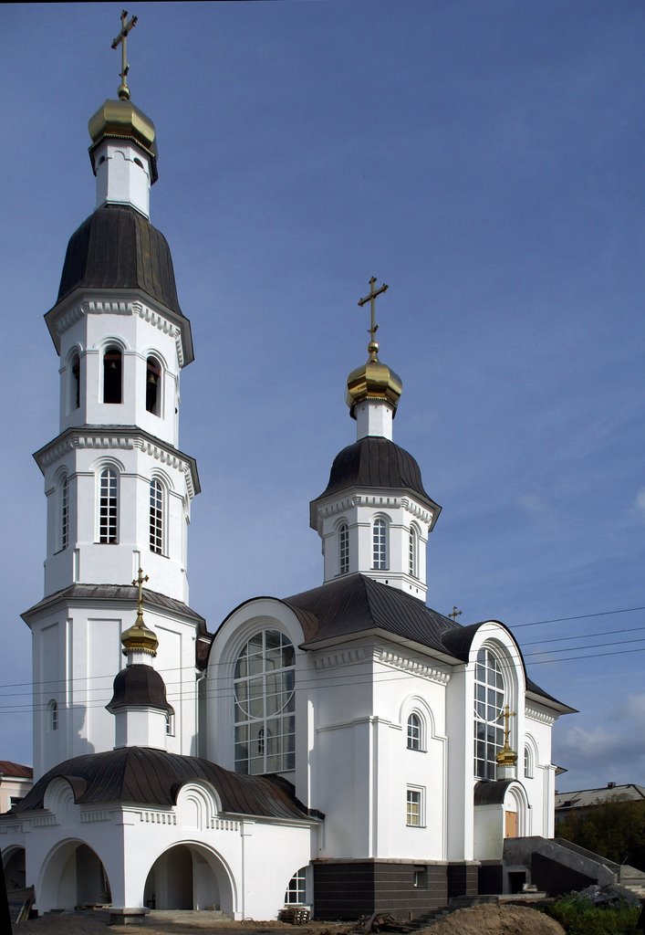 Dormition Church in Arkhangelsk, Храм во имя Успения Божьей Матери в Архангельске, 19/09/2007.