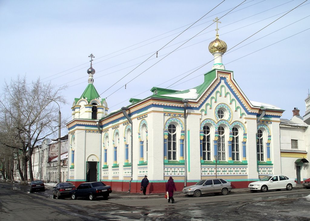 Nikolskaya church in Arkhangelsk, Никольская церковь в Архангельске, 01/04/2006
