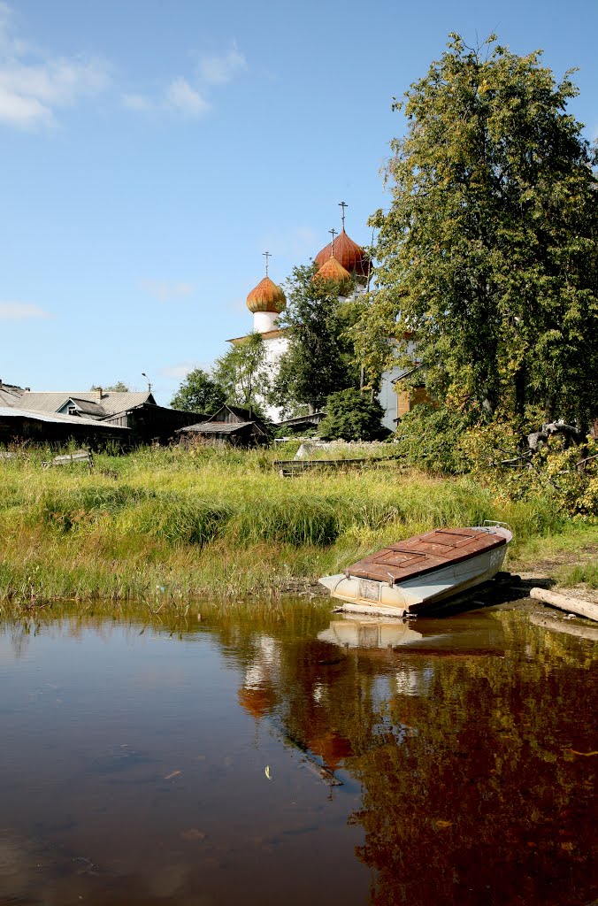 Каргополь. Вид с реки Онеги.