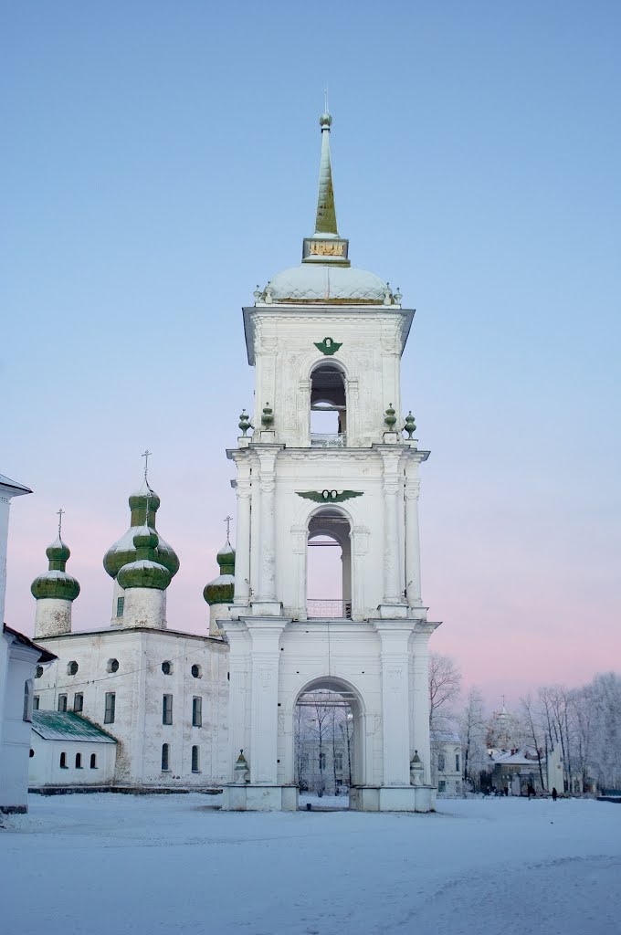 Каргополь, новая соборная площадь. 19.01.2009