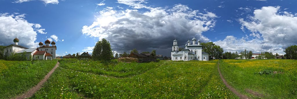 Каргополь. Старая площадь 14.06.2012 (panorama 360)