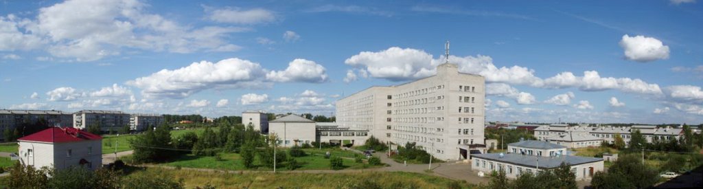 Котлас, Кузнецова 13, вид с балкона