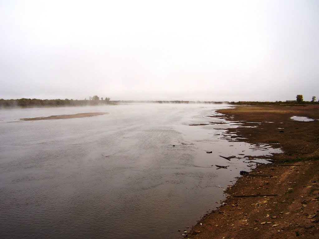 Туман над Северной Двиной/Fog over the Northern Dvina/Migla pār North Daugava